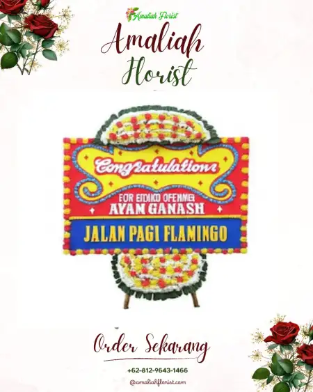 Sewa Papan Bunga Pasirkamuning
